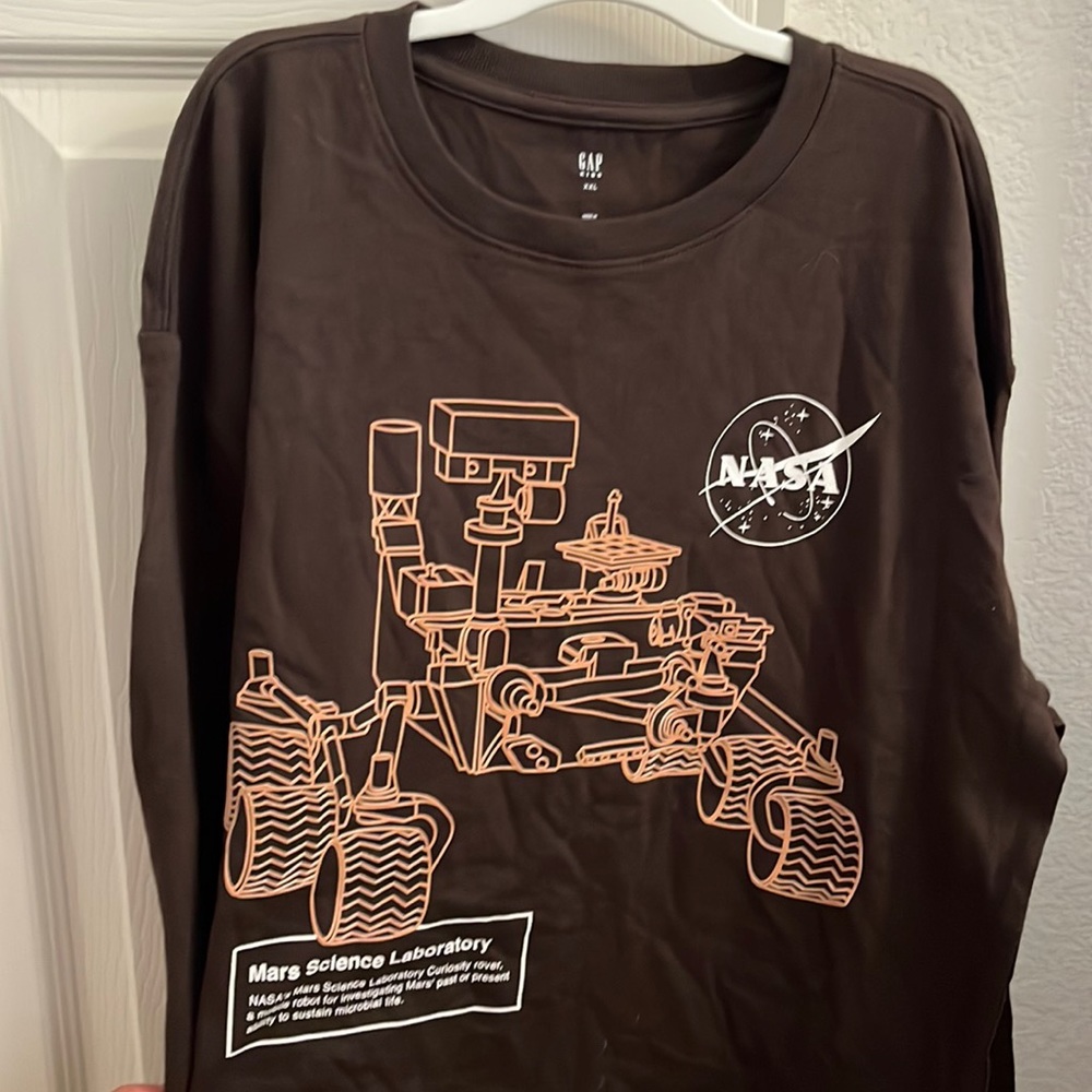 NASA Mars Science Lab long sleeve T